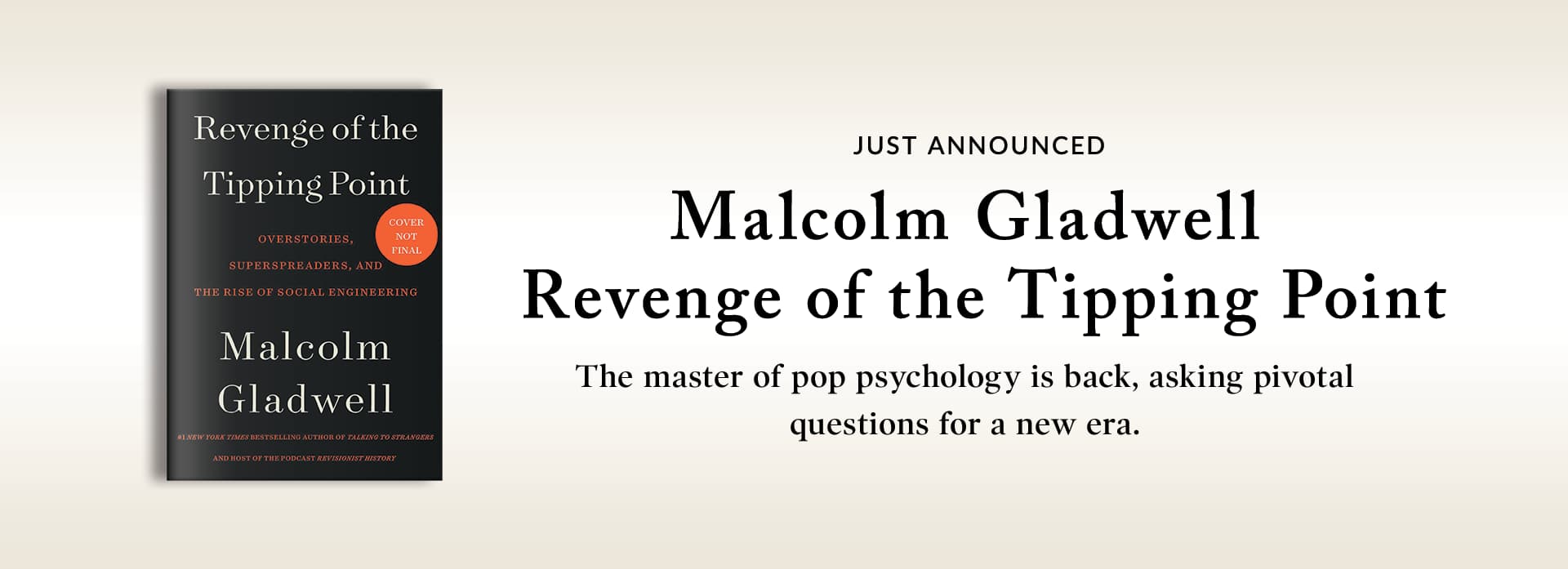 Malcolm Gladwell Advertisement